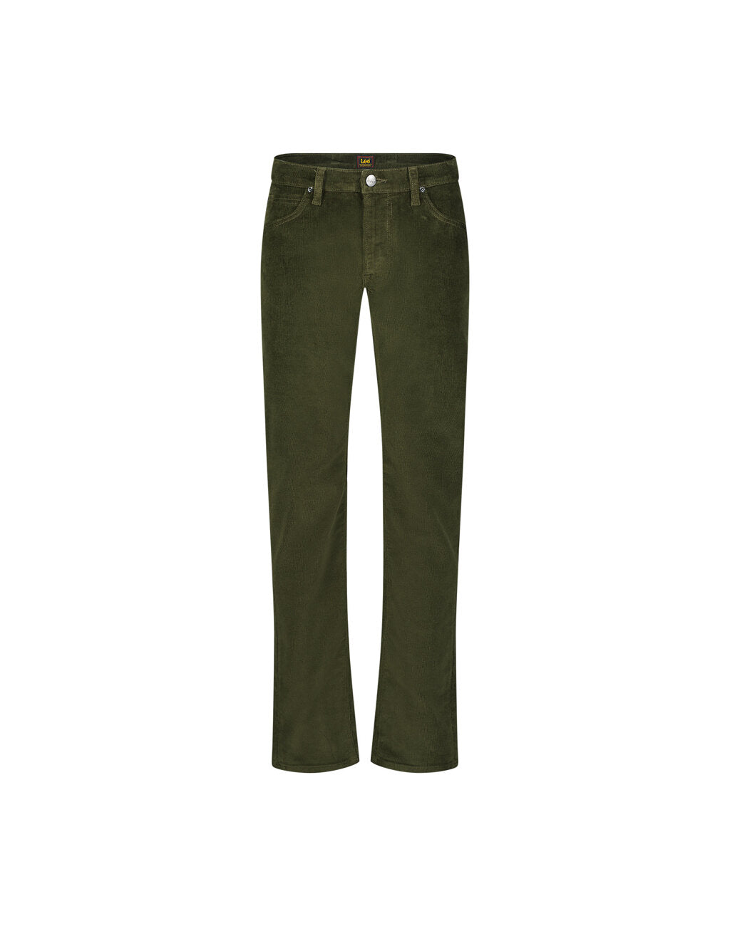 LEE MĘSKIE SPODNIE SZTRUKSOWE SZTRUKS DAREN ZIP FLY OLIVE NIGHT 112355816 L707016192