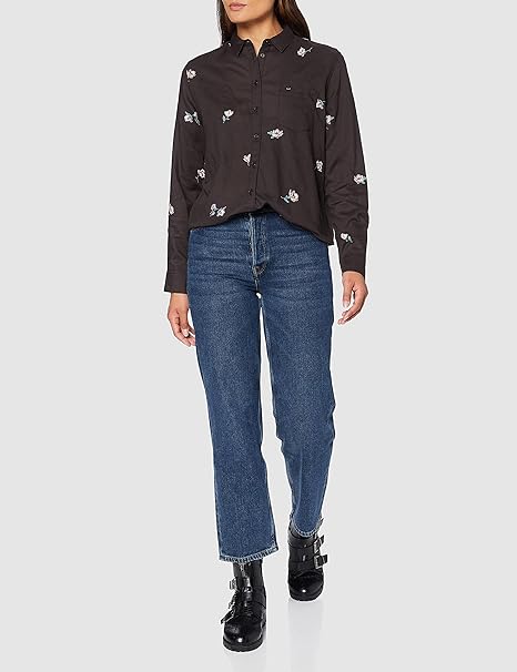 LEE ONE POCKET SHIRT DAMSKA KOSZULA FADED BLACK L45TGMOG 112110528