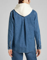 LEE OVERSHIRT DAMSKA KOSZULA JEANSOWA WASHED NOVA L54IOMQU 112140273