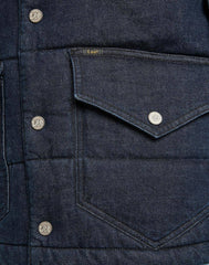 LEE PADDED VEST MĘSKA KAMIZELKA JEANSOWA PUCHOWA RINSE L89VPL36 112141030