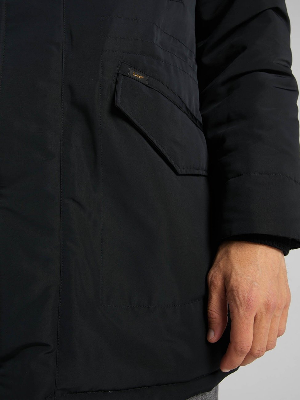 LEE PARKA BLACK L87ZMK01 112122983