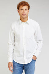 Koszula Elegancka Męska Lee Patch Shirt Bright White 112349052 LL37016738