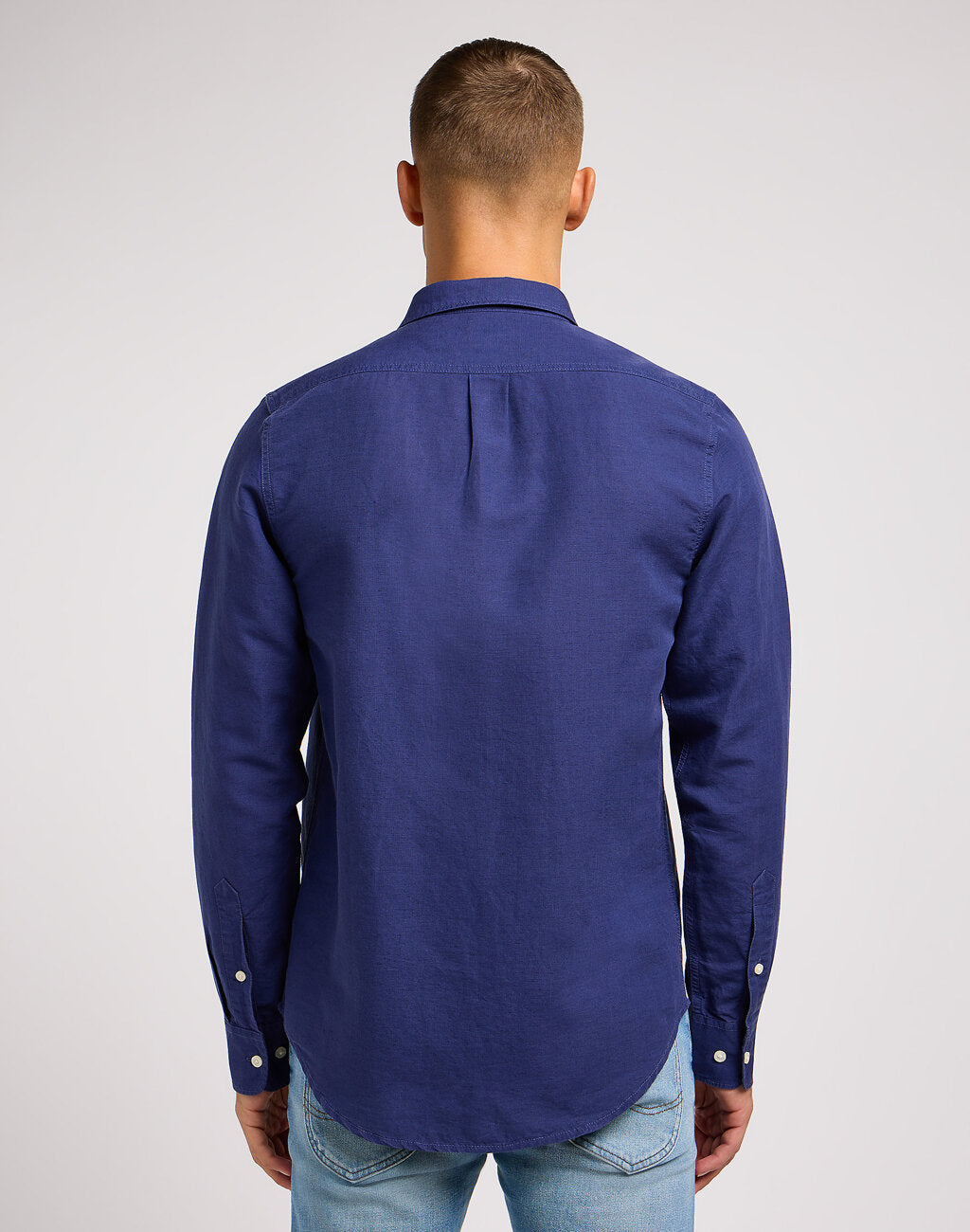 Lee Patch Shirt Męska Koszula Elegancka Medieval Blue 112349964 LL37012041