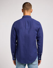 Lee Patch Shirt Męska Koszula Elegancka Medieval Blue 112349964 LL37012041