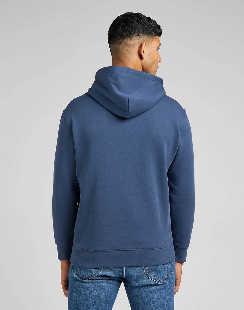 Lee Plain Hoodie Męska Bluza Klasyczna Logo L80YRY54 112322649
