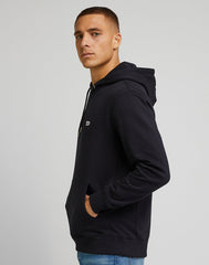 LEE PLAIN HOODIE MĘSKA BLUZA Z KAPTUREM BLACK L80YRF01