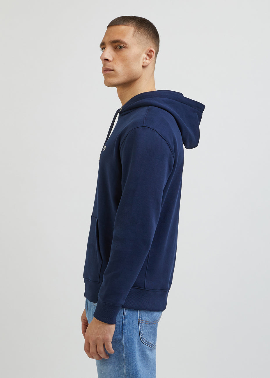 Bluza Z Kapturem Męska Lee Plain Hoodie Emperor Navy L80YRFA67