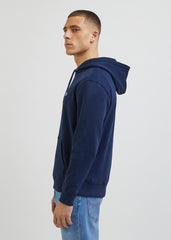 Bluza Z Kapturem Męska Lee Plain Hoodie Emperor Navy L80YRFA67