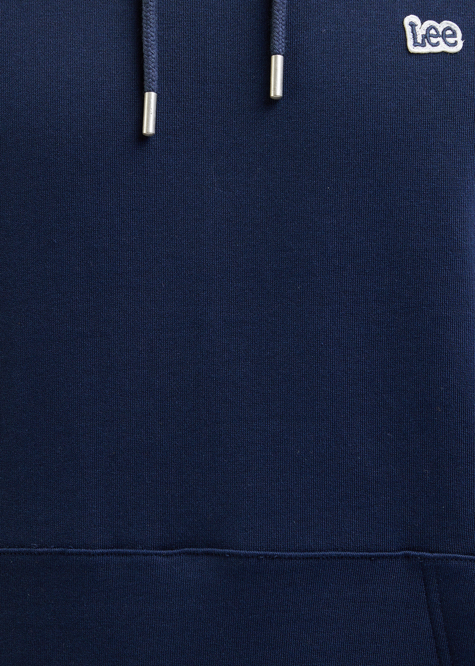 Bluza Z Kapturem Męska Lee Plain Hoodie Emperor Navy L80YRFA67