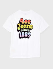 LEE PRIDE TEE CHEST GRAP MĘSKI T-SHIRT WHITE L63GFE12 112140448