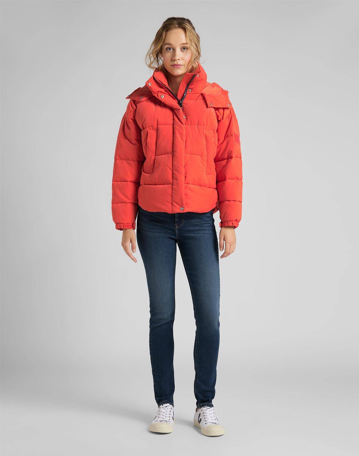 LEE PUFFER JACKET DAMSKA KURTKA PUCHOWA POINCIANA L56VMMOL 112113120