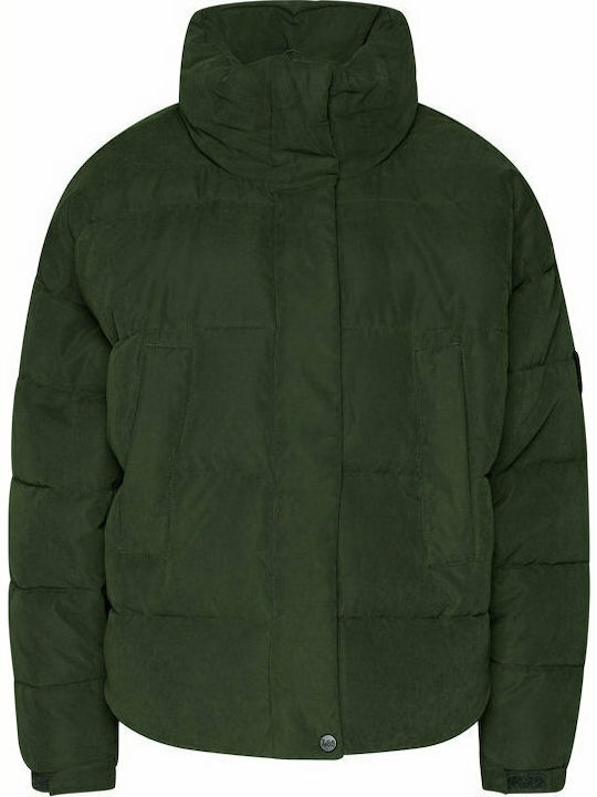 LEE PUFFER JACKET DAMSKA KURTKA ZIMOWA SERPICO GREEN L56VMMOJ 112113117