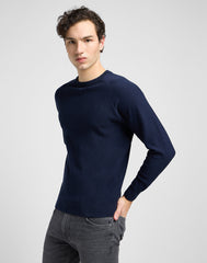 Lee Raglan Crew Knit Męski Sweter Sky Blue L83PKHHY 112321587