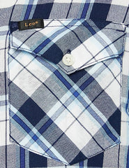 LEE REGULAR SHIRT MĘSKA KOSZULA MATERIAŁOWA NAVY L69HME35 112117213