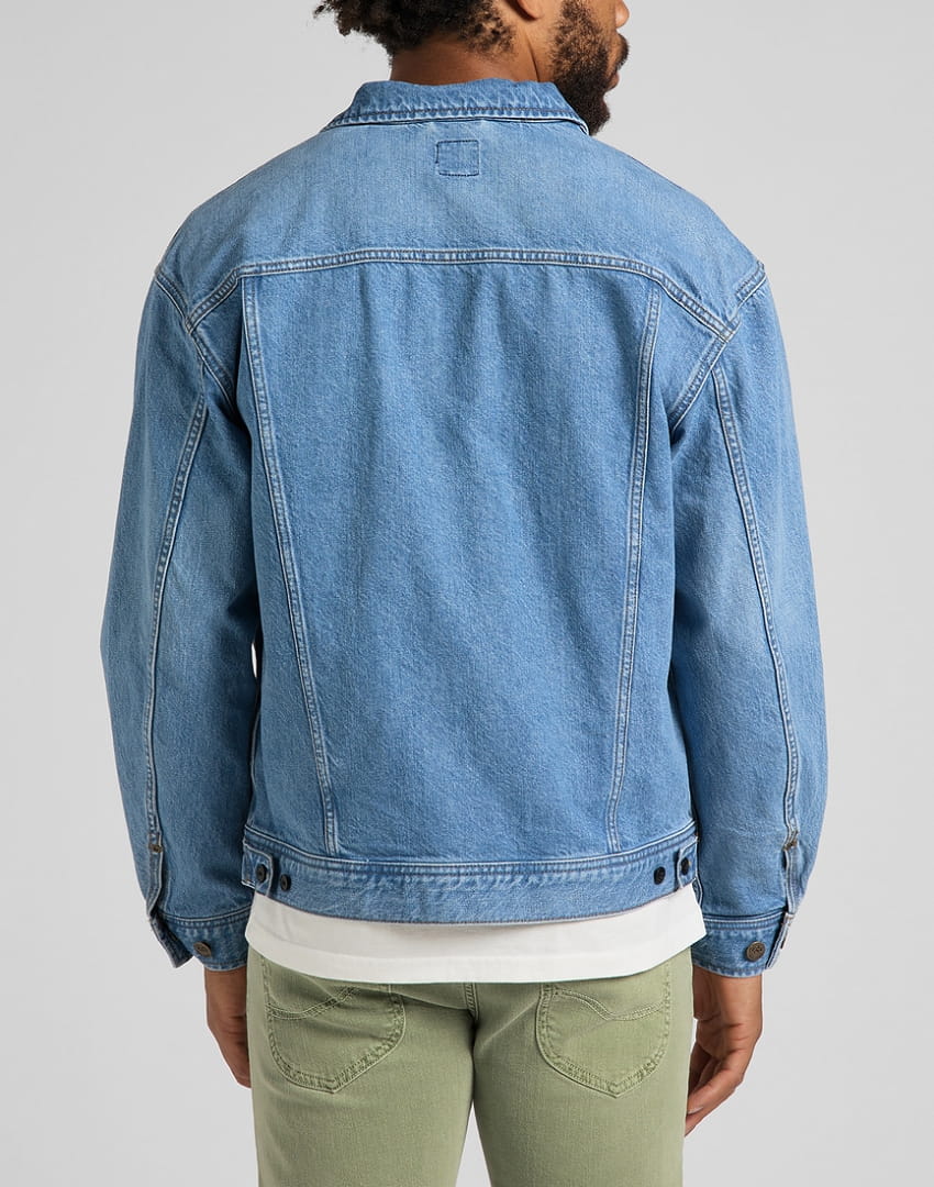 LEE RELAXED RIDER JACKET LT MĘSKA KURTKA JEANSOWA WORN BOLTON L86YOMVW 112145639