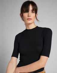 LEE RIBBED SS TEE DAMSKA BLUZKA KRÓTKI RĘKAW BLACK L40IRD01 112140008