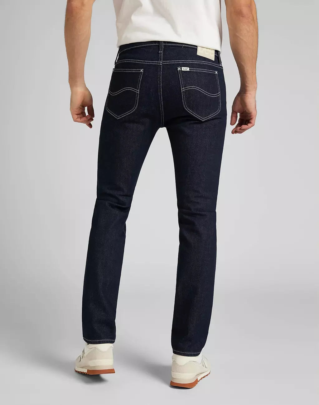 Spodnie Jeansowe Męskie Lee Rider Button Fly Rinse L70VNI36 112321977