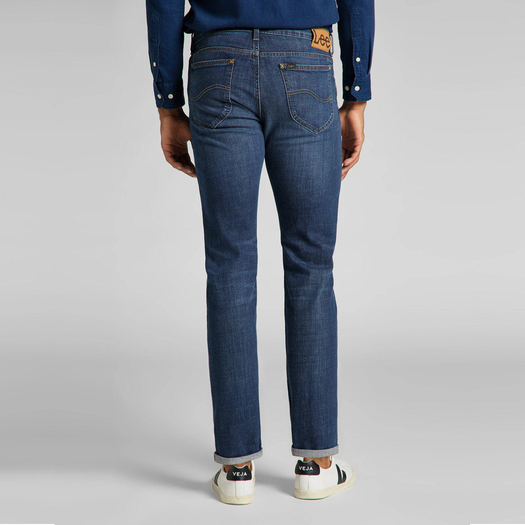 LEE RIDER MĘSKIE SPODNIE JEANSOWE DARK WOODLAND L701KNGN 112140638