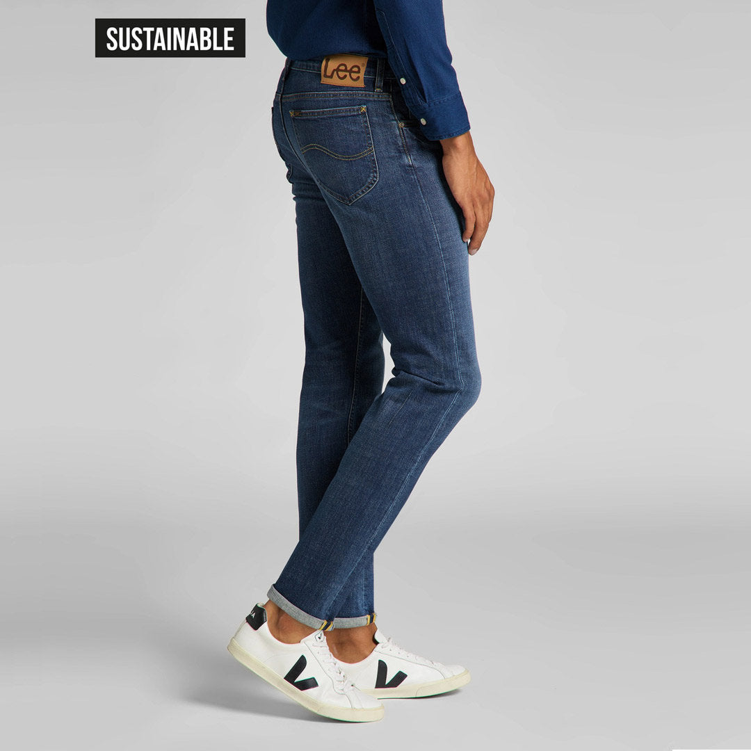LEE RIDER MĘSKIE SPODNIE JEANSOWE DARK WOODLAND L701KNGN 112140638