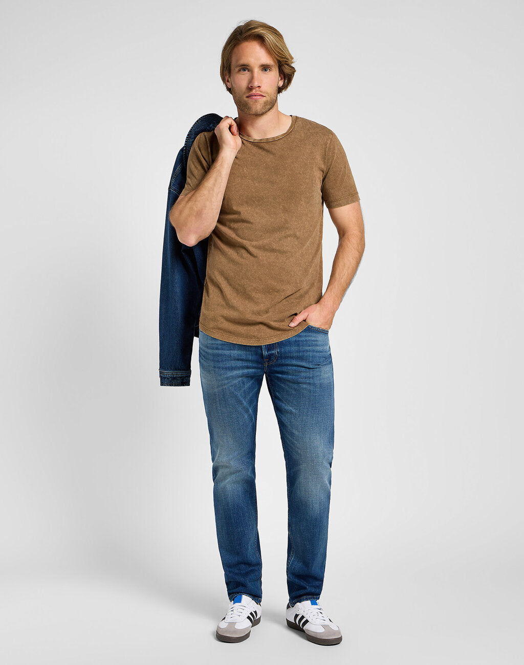Lee Rider Męskie Spodnie Jeansowe Jeansy Dżinsy Baker Blue 112359539 L701016431