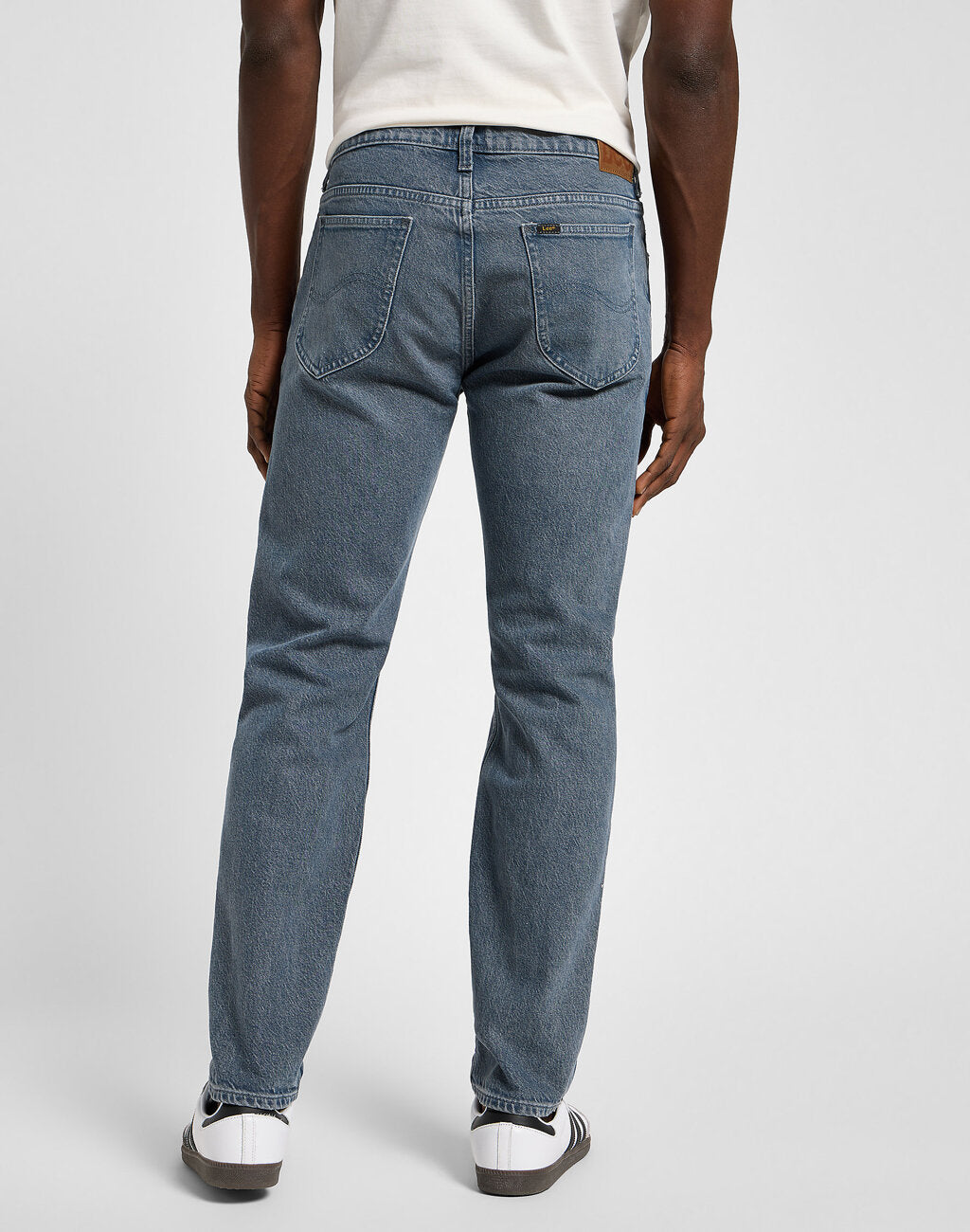 Lee Męskie Spodnie Jeansowe Rider Natural Grey 112355796 L701008595