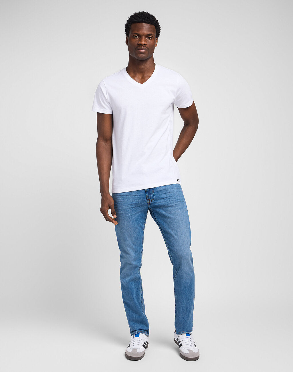 Spodnie Jeansowe Męskie Lee Rider Worn In Cody L701NLLT 112144379