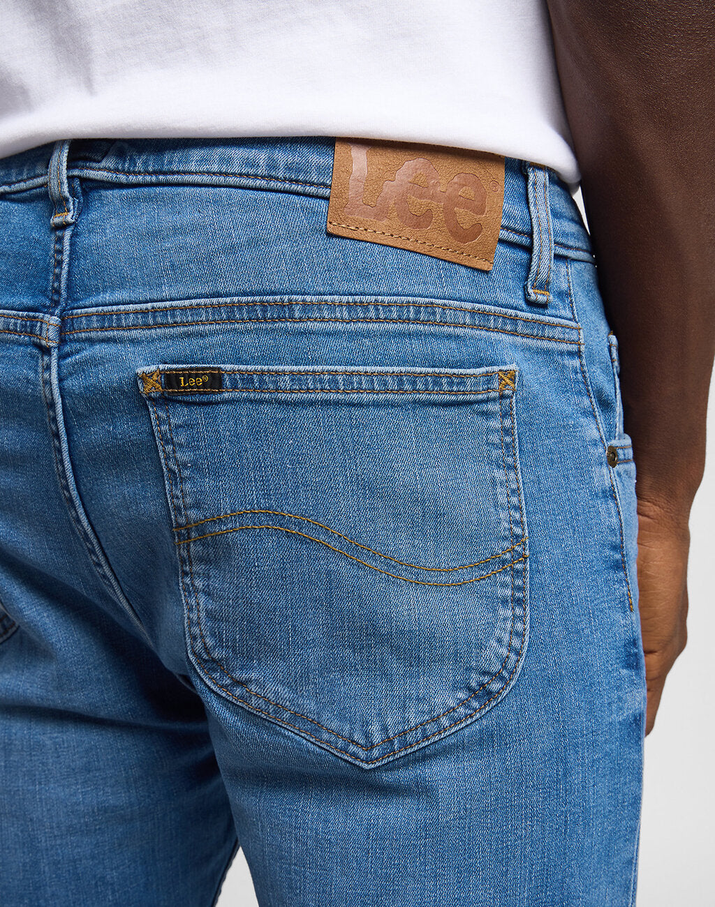Spodnie Jeansowe Męskie Lee Rider Worn In Cody L701NLLT 112144379