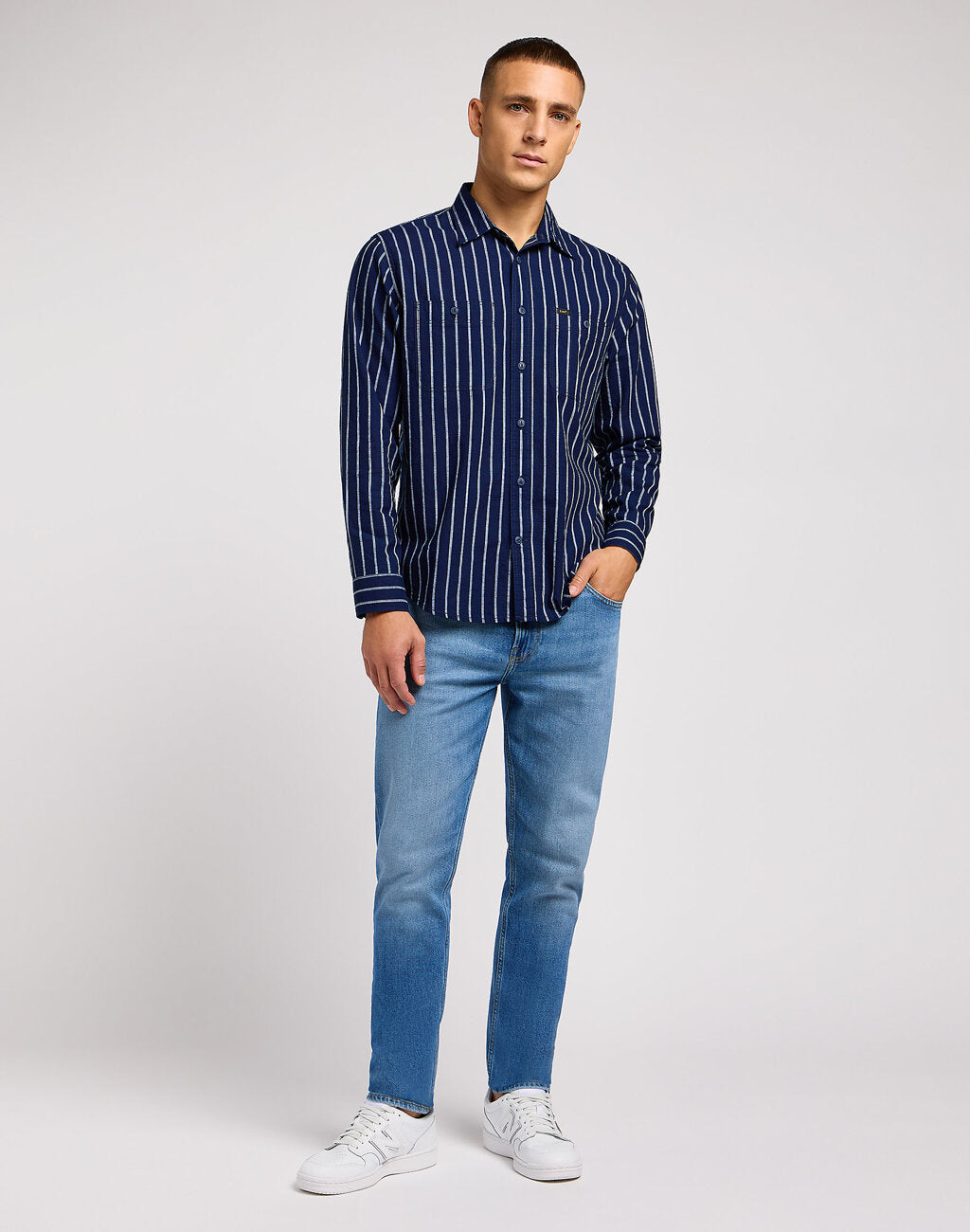 Lee Rider Męskie Spodnie Jeansowe Jeansy Dżinsy Worn In Travis 112349324 L701007782