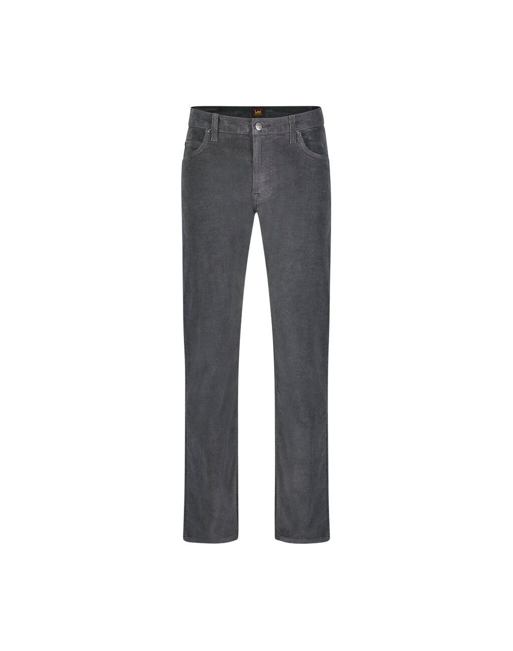LEE RIDER MĘSKIE SPODNIE MATERIAŁOWE SZTRUKSOWE DARK MUTED GRAY 112355800 L701008531
