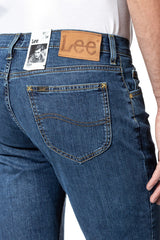 Męskie Spodnie Jeansowe Lee Rider Mid Washed L701JJSI 112117504
