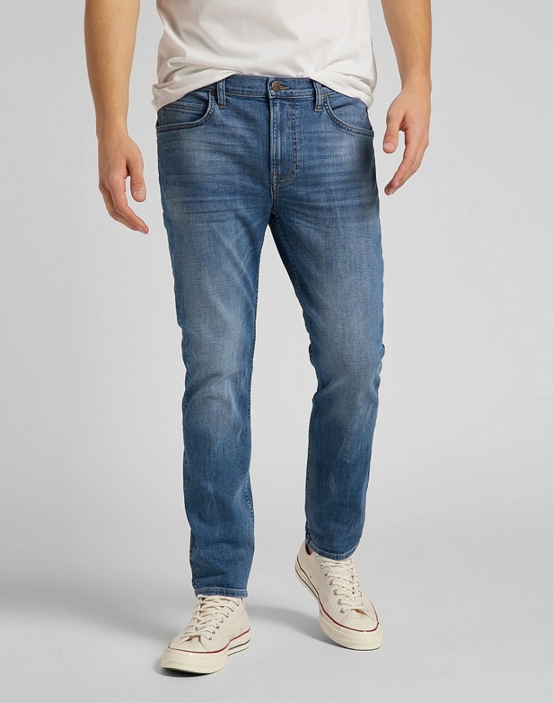 LEE Rider Cropped MĘSKIE SPODNIE JEANSOWE LT VISUAL CODY L75GNLUF 112120899