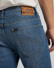 LEE Rider Cropped MĘSKIE SPODNIE JEANSOWE LT VISUAL CODY L75GNLUF 112120899