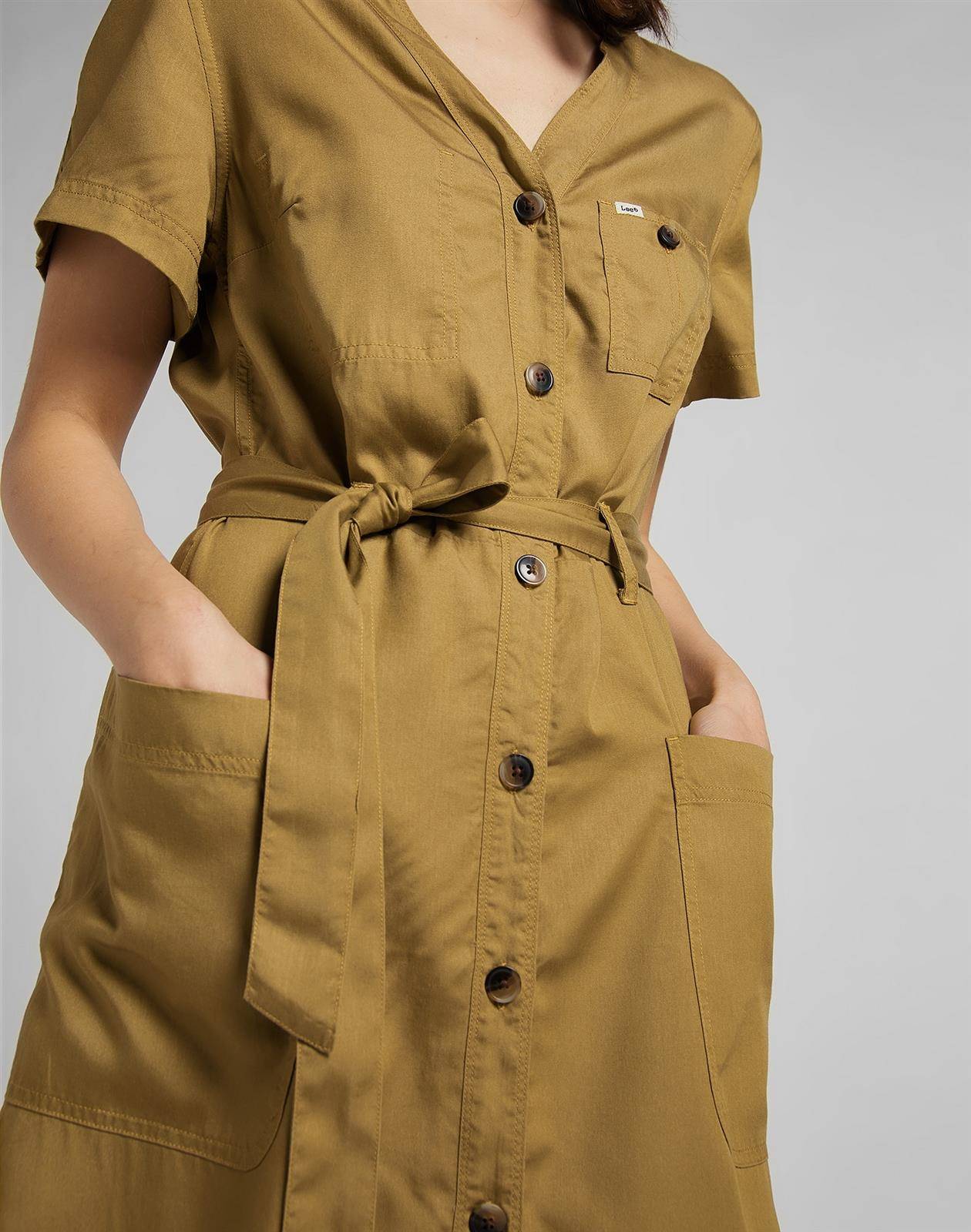 LEE SAFARI DRESS DAMSKA SUKIENKA SAFARI L50NBPSH 112111365