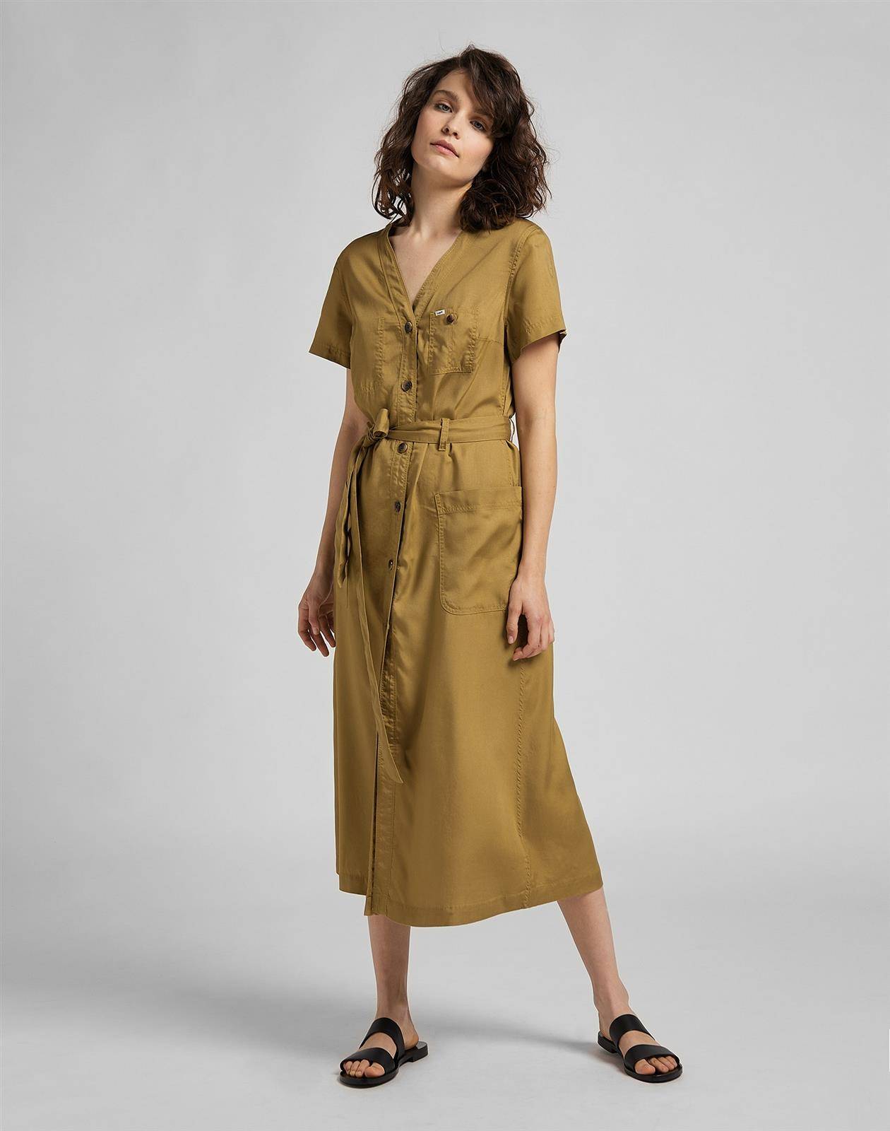 LEE SAFARI DRESS DAMSKA SUKIENKA SAFARI L50NBPSH 112111365