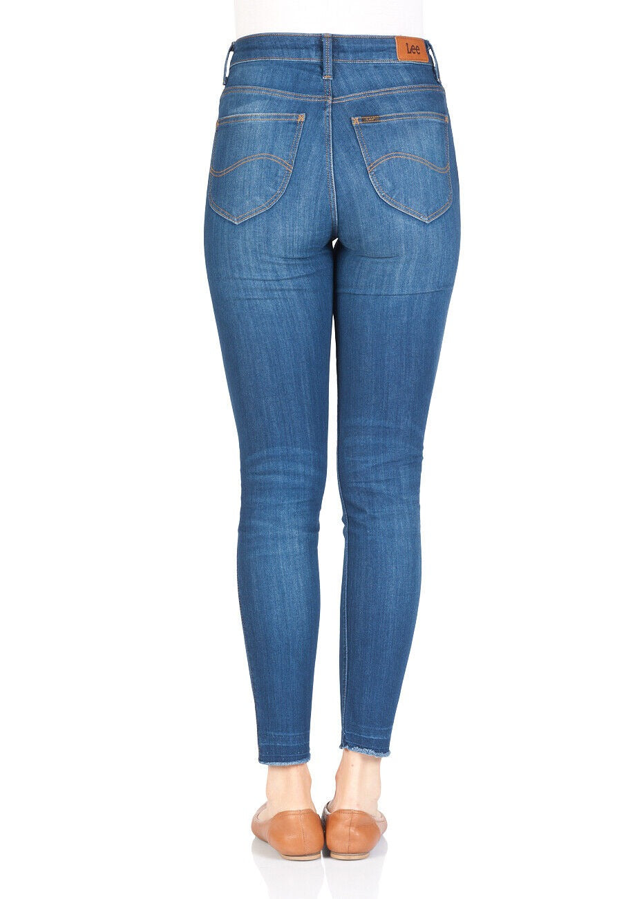 LEE SCARLET HIGH DAMSKIE SPODNIE JEANSOWE JEANSY L626PFMV