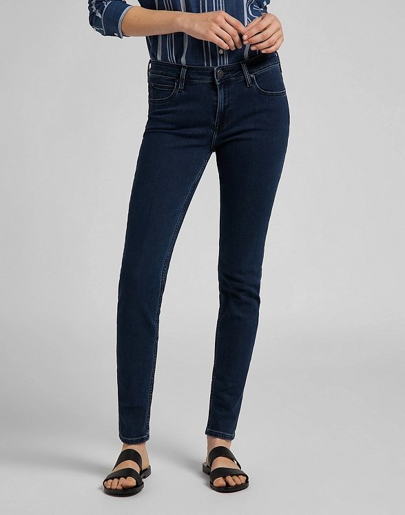 LEE SCARLETT DAMSKIE SPODNIE JEANSOWE DARK JONI L526PHWV 112111804