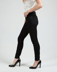 LEE SCARLETT DAMSKIE SPODNIE JEANSOWE JEANS DŻINSY BLACK RINSE L526SH47 112111903