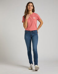 Spodnie Jeansowe Damskie Lee Scarlett Mid Worn L526CGMZ 112319928