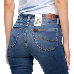 LEE SCARLETT DAMSKIE SPODNIE JEANSOWE NIGHT SKY L526HAIM 112111680
