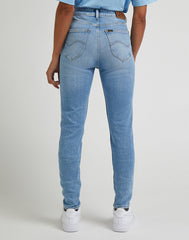 LEE SCARLETT HIGH DAMSKIE SPODNIE JEANSOWE JEANSY DŻINS RUSHING IN LIGHT L626GUB43 112333697