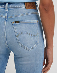 LEE SCARLETT HIGH DAMSKIE SPODNIE JEANSOWE JEANSY DŻINS RUSHING IN LIGHT L626GUB43 112333697