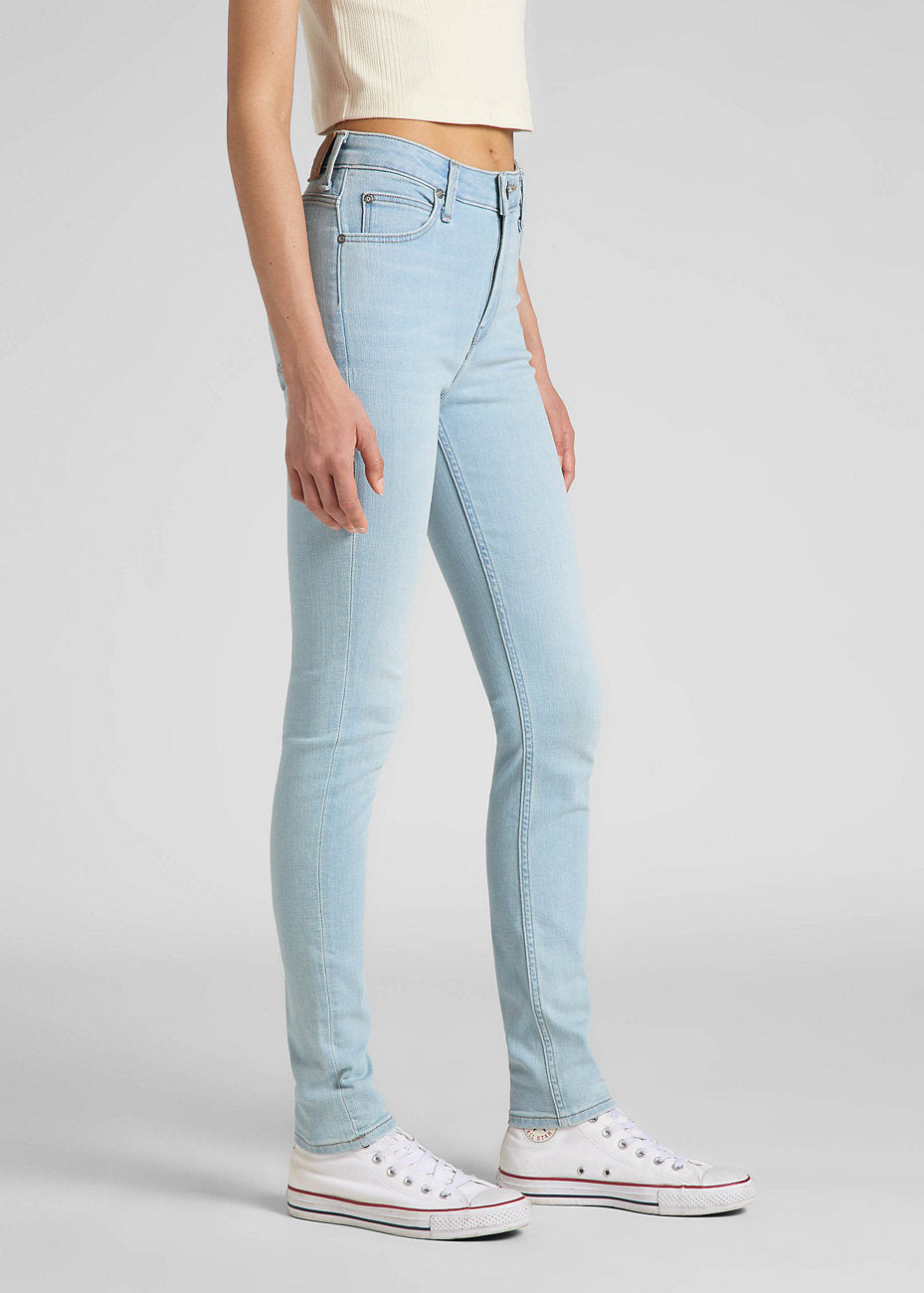 LEE SCARLETT HIGH DAMSKIE SPODNIE JEANSOWE JOANNA LIGHT L626OPLE 112318861