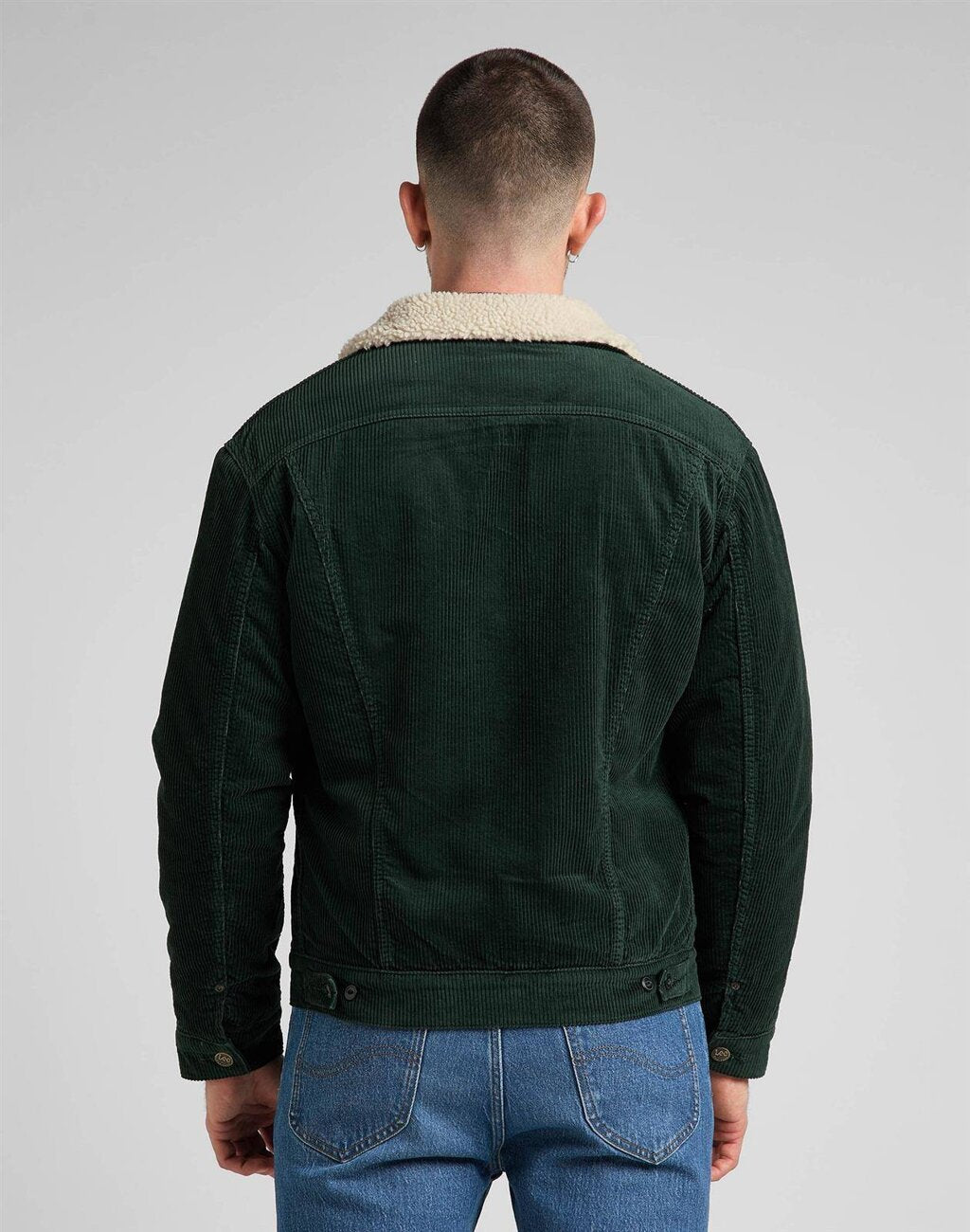 LEE SHERPA JACKET MĘSKA KURTKA SZTRUKSOWA SZTRUKS KELP L87AQEIN 112321556