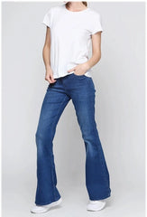 Spodnie Jeansowe Damskie Lee Skinny Flare Worn Pacific L316AVNG