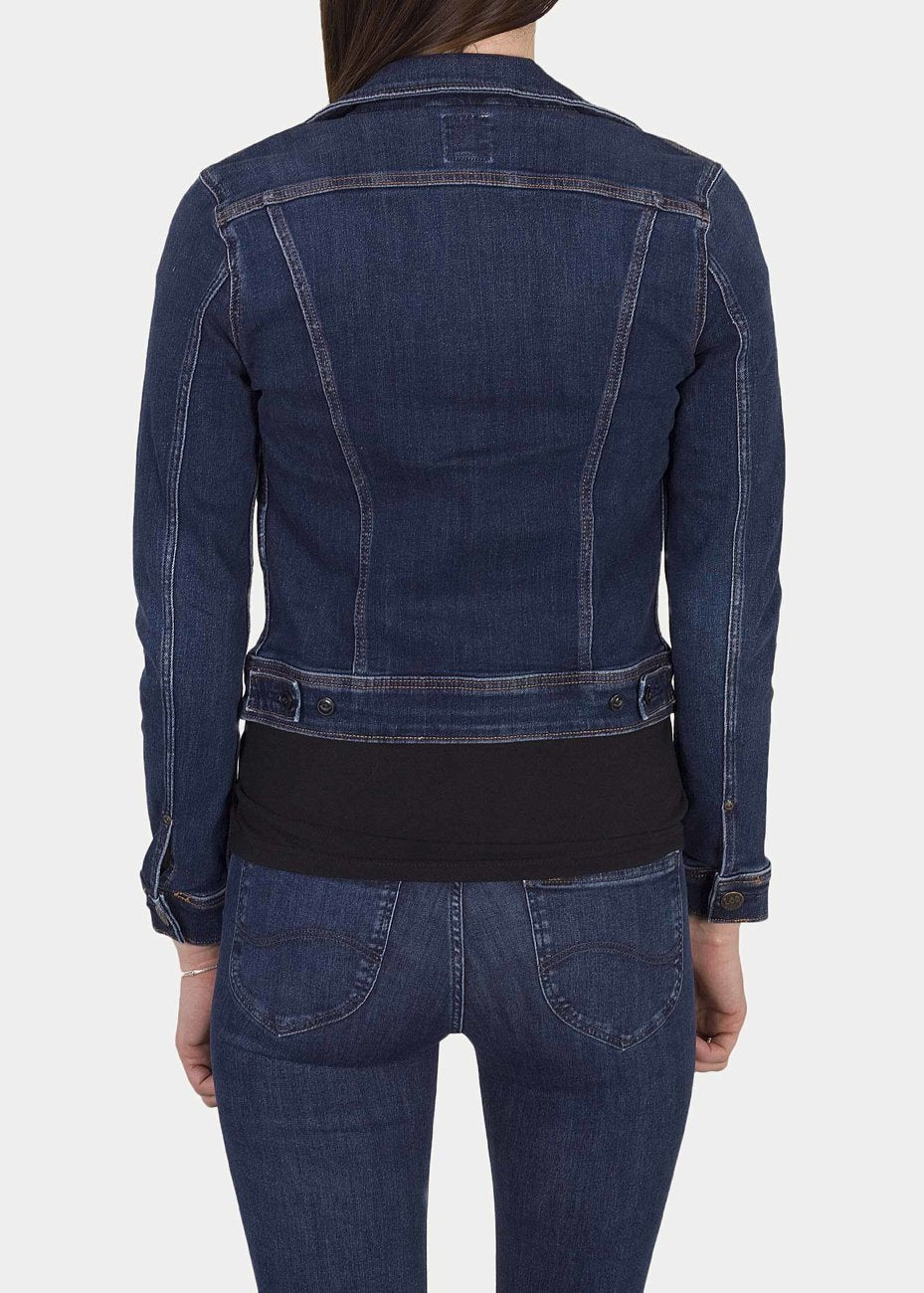 LEE SLIM RIDER DAMSKA KURTKA JEANSOWA DARK HUNT L541MOHW 112112683