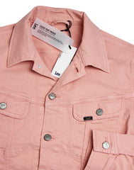LEE SLIM RIDER MĘSKA KURTKA JEANSOWA PASTEL PINK L89RRN51 112123905