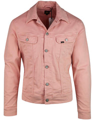 LEE SLIM RIDER MĘSKA KURTKA JEANSOWA PASTEL PINK L89RRN51 112123905