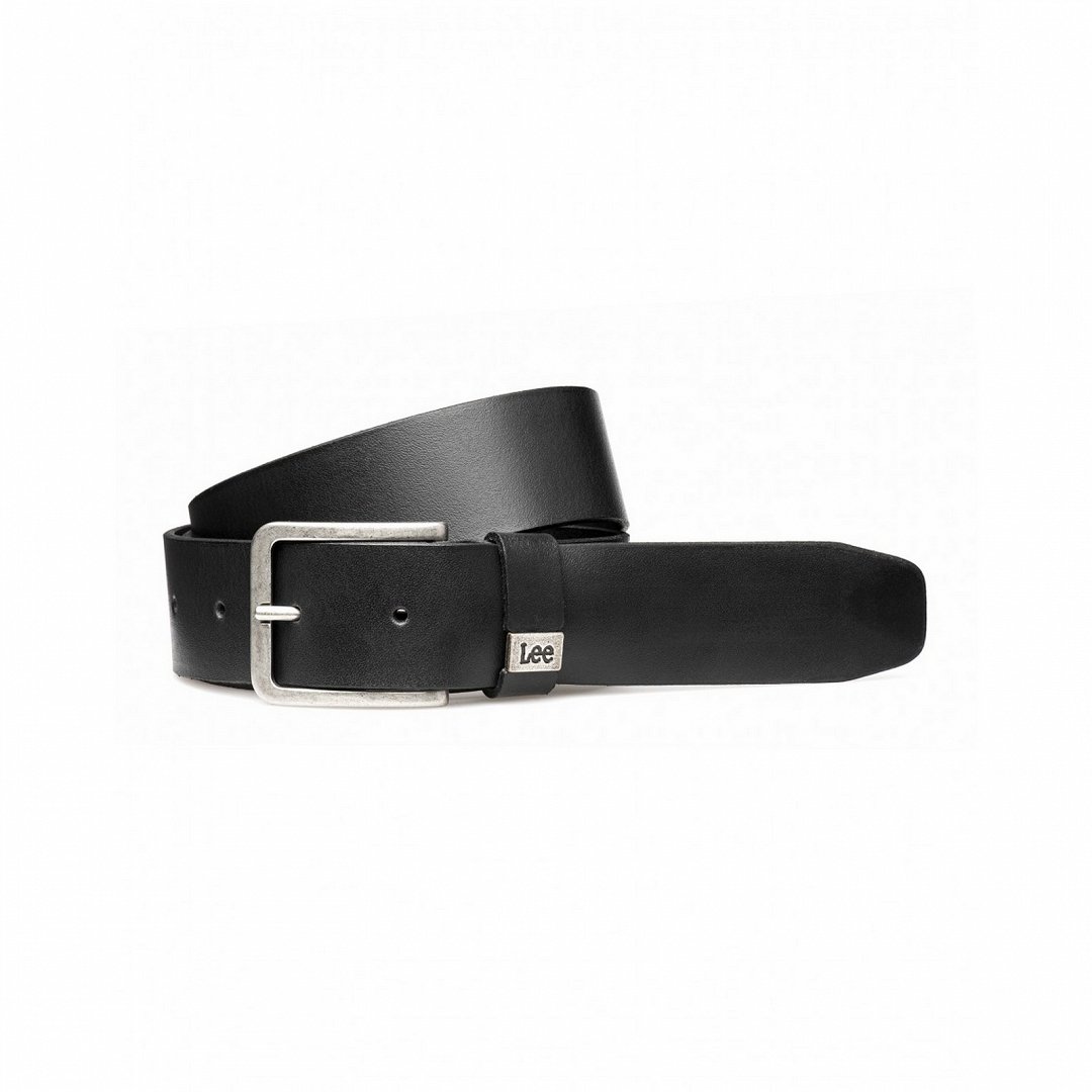 LEE SMALL LOGO BELT MĘSKI PASEK SKÓRZANY KLASYCZNY BLACK LA035301 112124604