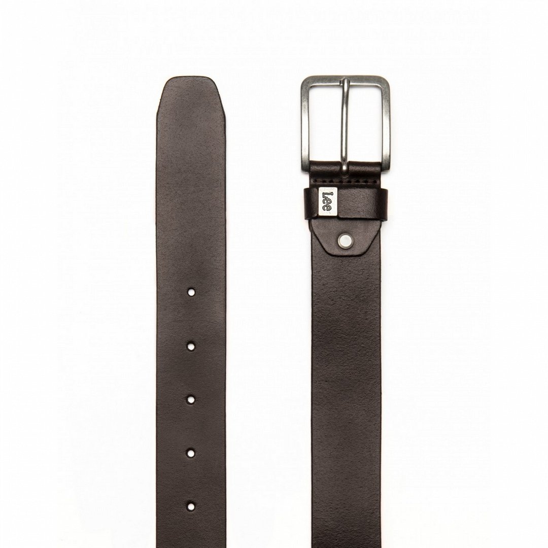 LEE SMALL LOGO BELT MĘSKI PASEK SKÓRZANY KLASYCZNY DARK BROWN LA035324 112124607