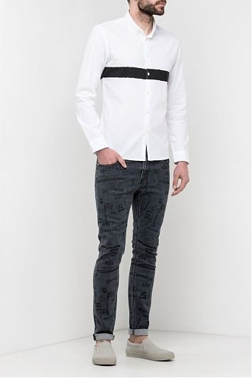 LEE SS LEESURE SHIRT MĘSKA KOSZULA MATERIAŁOWA WHITE L66GKK12 112116402
